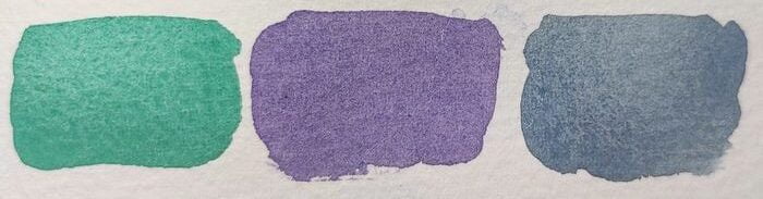 viridian + ultramarine violet.