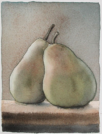 Pears - wet on wet Step 6