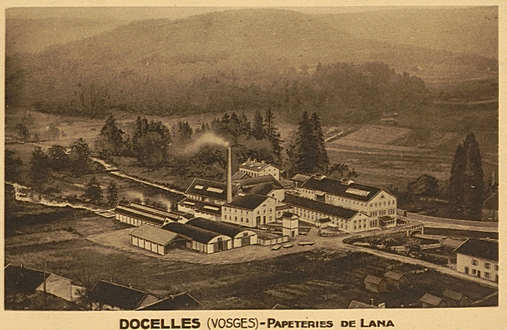 Lana paper mill 100 years ago
