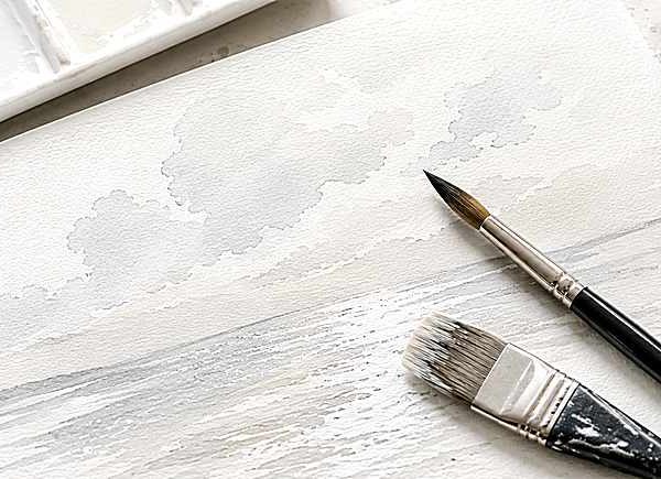 White Watercolor Paint