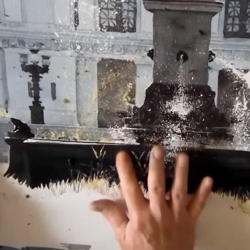 Removes masking fluid